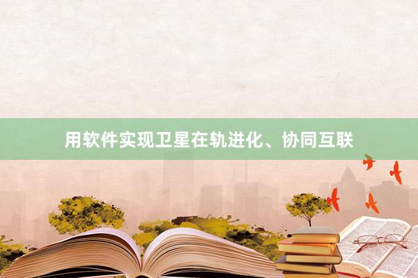 用软件实现卫星在轨进化、协同互联