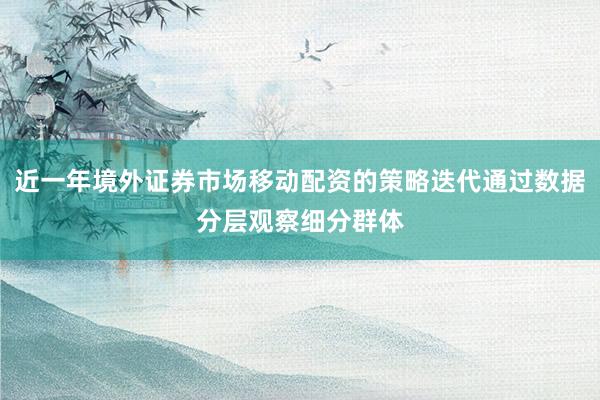 近一年境外证券市场移动配资的策略迭代通过数据分层观察细分群体