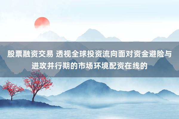 股票融资交易 透视全球投资流向面对资金避险与进攻并行期的市场环境配资在线的